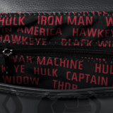 Loungefly Marvel Avengers Debossed Icons Cross Body Bag