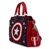 Loungefly Marvel Captain America Denim Cross Body Bag