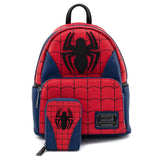 Loungefly Marvel Spiderman Classic Mini Backpack and Wallet Set