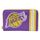 Loungefly Sports NBA Los Angeles Lakers Patch Icons Zip Around Wallet