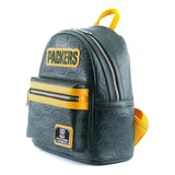 Loungefly Sports NFL Greenbay Packers Logo Mini Backpack Wallet Set