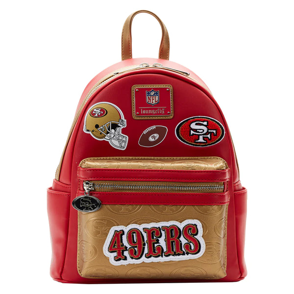 Loungefly Sports NFL San Francisco 49ers Patches Mini Backpack – LuxeBag