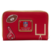 Loungefly Sports NFL San Francisco 49ers Patches Zip Around Wallet