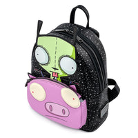 Loungefly Nickelodeon Invader Zim Gir Pig Doom Mini Backpack Wallet Set