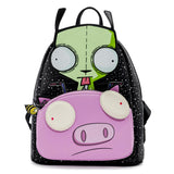 Loungefly Nickelodeon Invader Zim Gir Pig Doom Mini Backpack Wallet Set