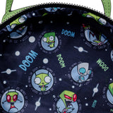 Loungefly Nickelodeon Invader Zim Gir Pig Doom Mini Backpack Wallet Set