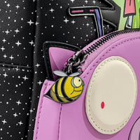 Loungefly Nickelodeon Invader Zim Gir Pig Doom Mini Backpack Wallet Set