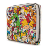 Loungefly Nickelodeon Nick Rewind Gang Mini Backpack Wallet Set