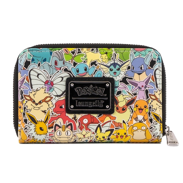 Loungefly Pokemon Ombre Zip Around Wallet