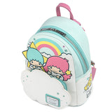 Loungefly Sanrio Little Twin Stars Rainbow Mini Backpack and Wallet Set