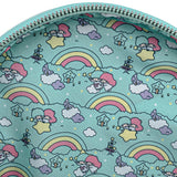 Loungefly Sanrio Little Twin Stars Rainbow Mini Backpack and Wallet Set