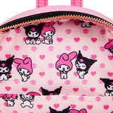 Loungefly Sanrio My Melody Kuromi Double Pocket Mini Backpack