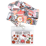 Loungefly Sanrio Hello Kitty Pumpkin Spice Lanyard with 4 Enamel Pins