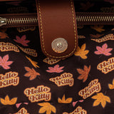 Loungefly Sanrio Hello Kitty Pumpkin Spice Latte Wave Cross Body Bag