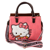 Loungefly Sanrio Hello Kitty Pumpkin Spice Latte Wave Cross Body Bag and Wallet Set