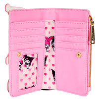 Loungefly Sanrio My Melody Kuromi Flap Wallet
