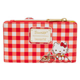 Loungefly Hello Kitty Gingham Cosplay Flap Wallet