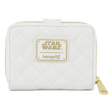 Loungefly Star Wars White Gold Rebel Hardware Mini Backpack Wallet Set