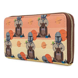 Loungefly Star Wars Mandalorian Bantha Ride Mini Backpack Wallet Set