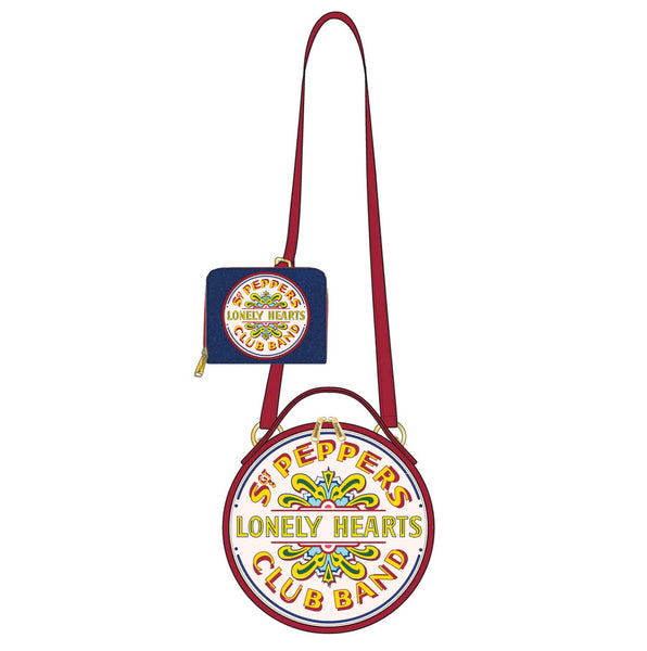 Loungefly The Beatles SGT Peppers Crossbody Bag and Wallet Set