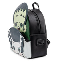 Loungefly Universal Monsters Frankie and Bride Mini Backpack