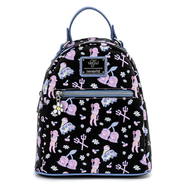 Loungefly Valfre Lucy Art Faux leather Mini Backpack