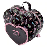 Loungefly Valfre Tatoo Double Heart Mini Backpack