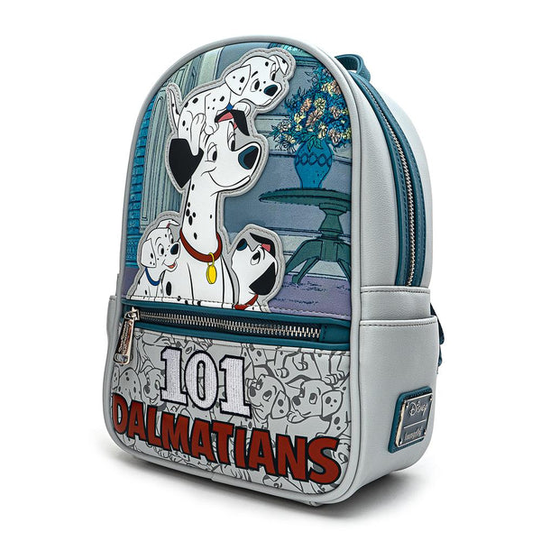 Loungefly Disney 101 Dalmatians Floral Puppies Mini Backpack