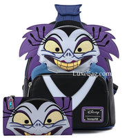 Loungefly Disney Emperor's New Groove Yzma Mini Backpack Wallet Set