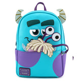 Loungefly Disney Monsters Sully Mini Backpack with Boo Coin Pouch and Cardholder Set