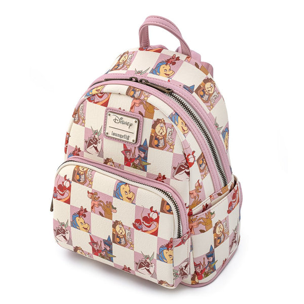 disney princess simulated leather backpack Loungefly Disney Princess Sidekicks Faux Leather Mini Backpack – LuxeBag