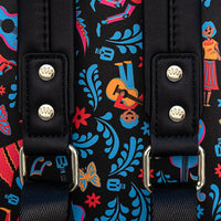 Loungefly Disney Pixar Coco Dia De Los Muertos Faux Leather Mini Backpack