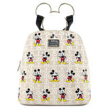 Loungefly Disney Mickey Head Hardware Faux Leather Mini Backpack