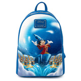 Loungefly Disney Fantasia Sorcerer Mickey Mini Backpack and Wallet Set