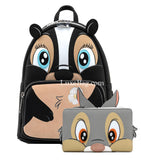 Loungefly Disney Bambi Flower Mini Backpack and Thumper Wallet Set