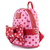 Loungefly Disney Minnie Mouse Pink Bow 2 in a Fanny/Mini Backpack