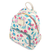 Loungefly Disney Sleeping Beauty Floral Fairy Godmother Mini Backpack Wallet Set