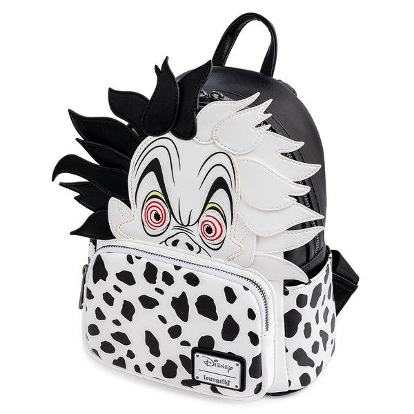 Loungefly Disney Villains Cruella De Vil Spots Mini Backpack Wallet Se –  LuxeBag