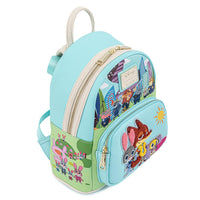 Loungefly Disney Zootopia Chibi Group Mini Backpack Wallet Set