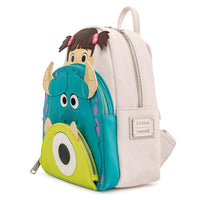 Loungefly Disney Pixar Monsters Inc Boo Mike Sully Mini Backpack Wallet Set