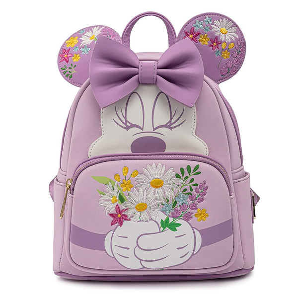 Loungefly Disney Minnie Holding Flowers Mini Backpack