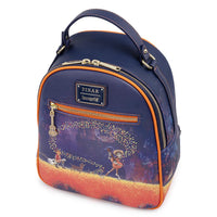 Loungefly Disney Pixar Coco Marigold Bridge Mini Backpack Wallet Set