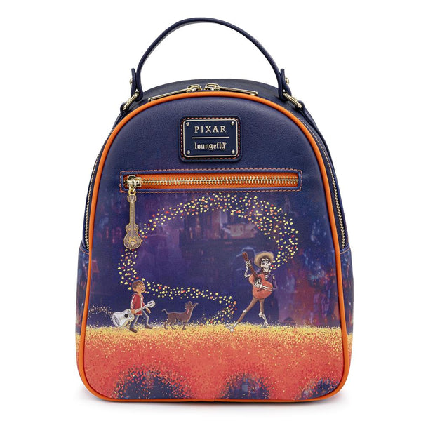 Loungefly Disney Pixar Coco Marigold Bridge Mini Backpack
