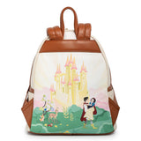 Loungefly Disney Snow White Castle Scene Mini Backpack Wallet Set