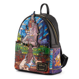 Loungefly Disney Princess Castle Belle Mini Backpack Wallet Set