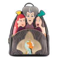 Loungefly Disney Villains Scene Evil Stepmother Stepsisters Mini Backpack