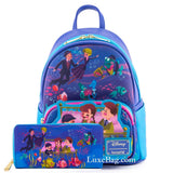 Loungefly Disney Bedknobs Broomsticks Mini Backpack and Wallet Set