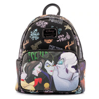 Loungefly Disney Villains Club Mini Backpack Wallet Set