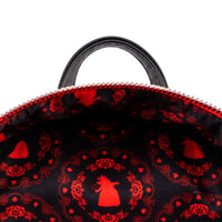 Loungefly Disney Villains Scene Queen of Hearts Mini Backpack Wallet Set