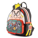 Loungefly Disney Villains Scene Queen of Hearts Mini Backpack